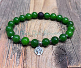 Jade stretch diffuser bracelet