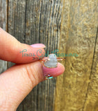 Moonstone Heart rings