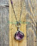 Lepidolite Diffuser necklaces