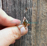 Rutilated Quartz rings