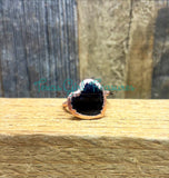 Obsidian ring