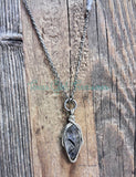 Tourmalinated Quartz and Moonstone Doublet diffuser necklaces