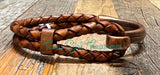 Copper Leather Cuff bracelets - Pick your leather