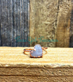 Moonstone Heart rings