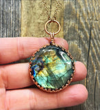 Labradorite Round necklaces