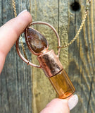 Sunstone roller bottle necklaces