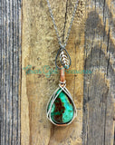 Chrysoprase Diffuser necklaces