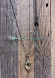 Lemon Quartz diffuser necklaces