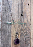 Fluorite diffuser necklace