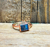 Labradorite Electroformed rings