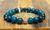 Apatite stretch diffuser bracelet