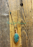 Chrysocolla Diffuser Necklace