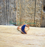 Labradorite Star rings