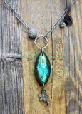 Labradorite Marquise necklaces