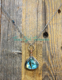 Labradorite Teardrop diffuser necklaces