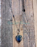 Labradorite Point Diffuser necklaces