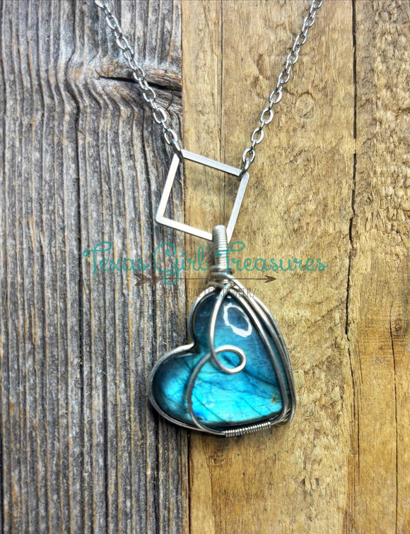Labradorite Unique Shaped necklaces