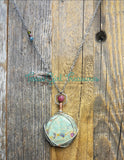 Ruby Zoisite diffuser necklace