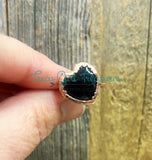 Obsidian ring