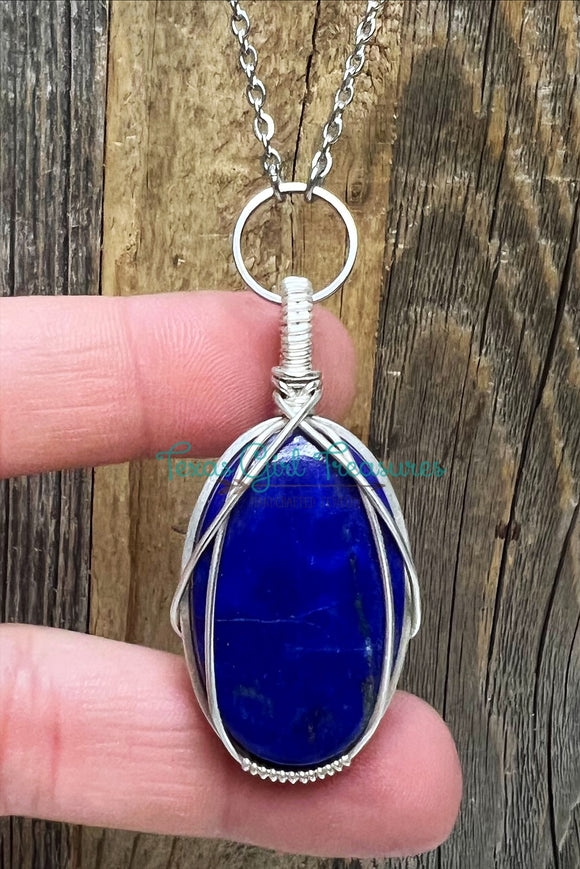 Lapis Diffuser necklaces