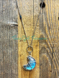 Labradorite Crescent Moon
