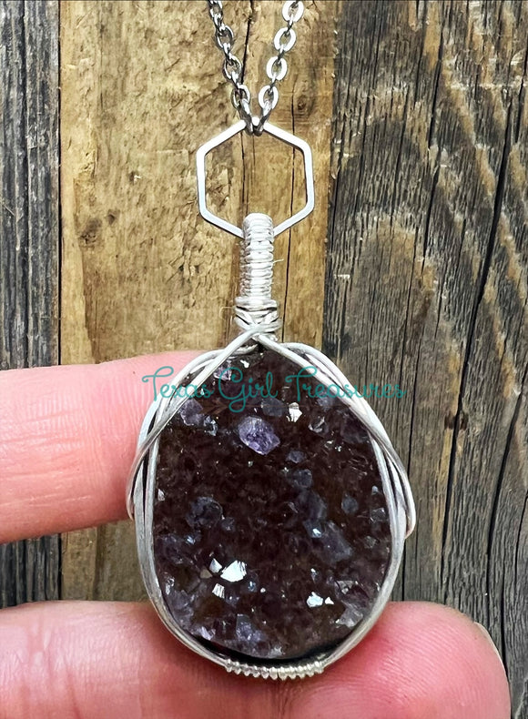 Amethyst necklaces - Geodes