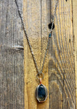Labradorite Oval Diffuser Necklaces