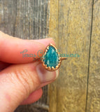 Amazonite rings