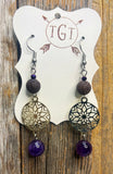 Amethyst Diffuser Earrings