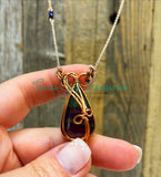 Fluorite diffuser necklace