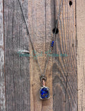 Quartz and Sea Sediment Jasper Doublet diffuser necklaces