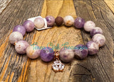 Jade stretch diffuser bracelets - Lavender
