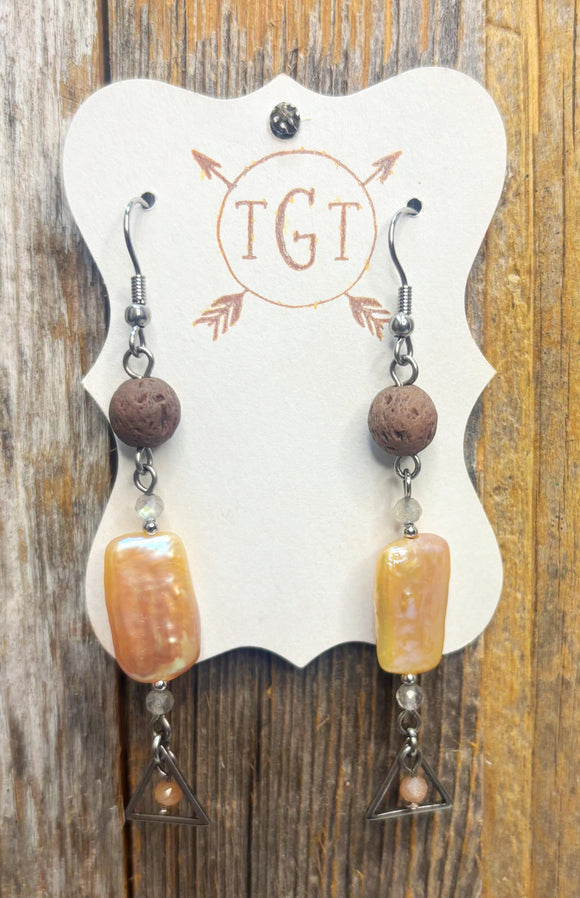 Freshwater Pearl Diffuser Earrings