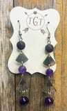 Amethyst Diffuser Earrings