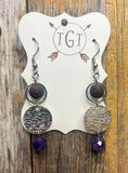 Amethyst Diffuser Earrings