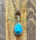 Turquoise diffuser necklaces