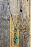 Malachite Diffuser necklace
