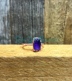 Amethyst Electroformed ring