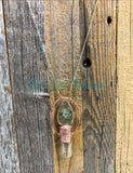 Prehnite roller bottle necklaces