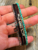 Amazonite multi strand bracelet