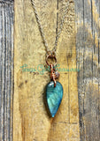 Labradorite Point Diffuser necklaces