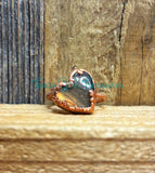Labradorite Heart rings