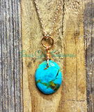 Turquoise diffuser necklaces