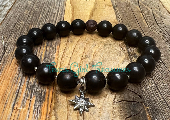 Shungite stretch diffuser bracelets