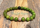 Jade stretch diffuser bracelets -