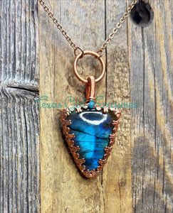 Labradorite Point Diffuser necklaces