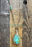 Turquoise diffuser necklaces