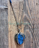 Labradorite Point Diffuser necklaces