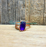 Amethyst Electroformed ring