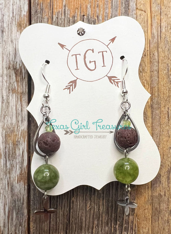 Jade Diffuser Earrings